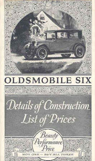 1926 Oldsmobile Mini-Foldout